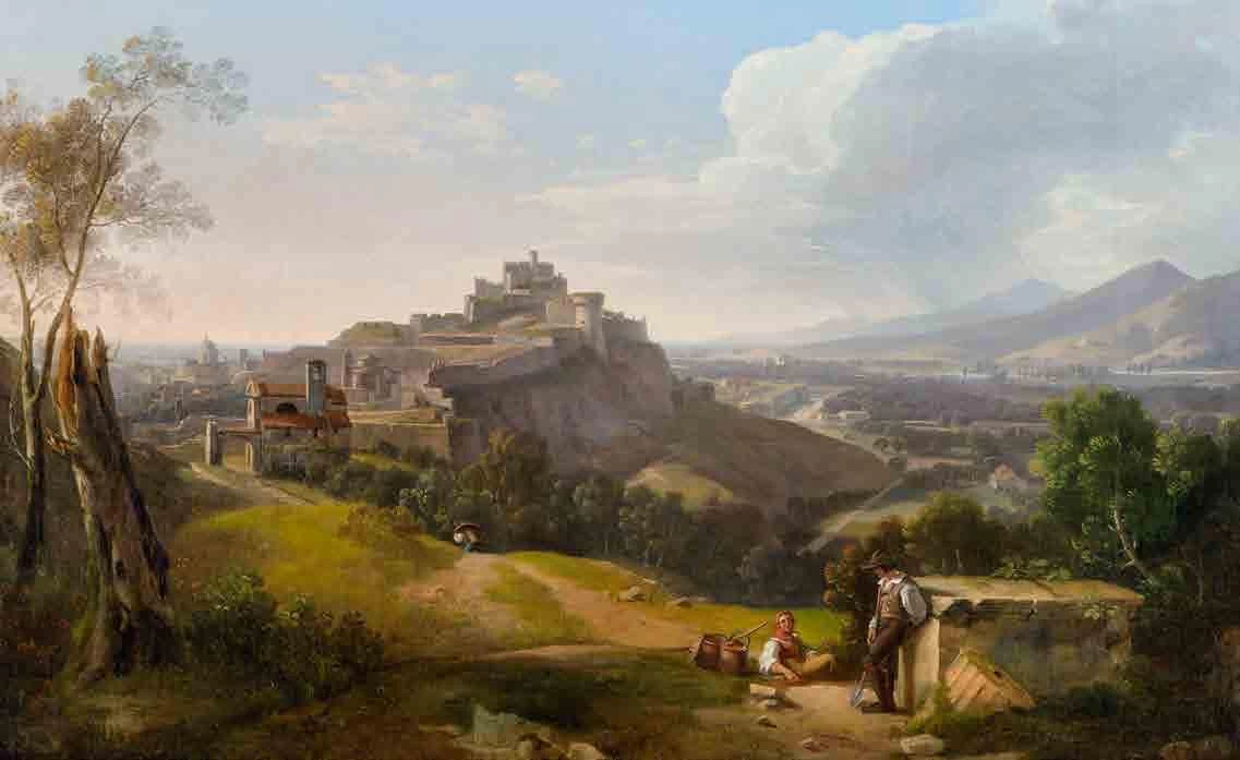 4-Luigi Basiletti –Veduta di Brescia dai Ronchi 